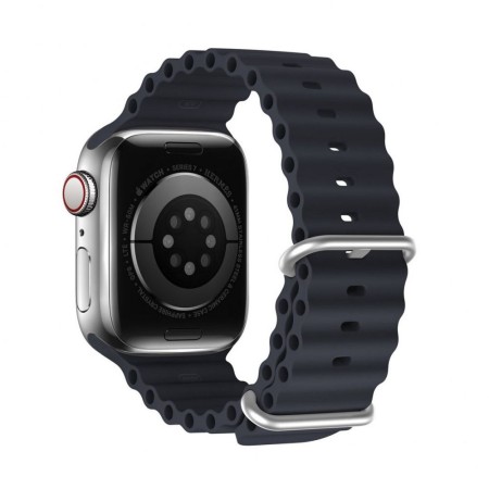 Curea Ceas DUX DUCIS Ocean Wave - Curea Sport din Silicon pentru Apple Watch 42/44/45mm - Graphite Curea Ceas DUX DUCIS Ocean Wave - Curea Sport din Silicon pentru Apple Watch 42/44/45mm - Graphite
