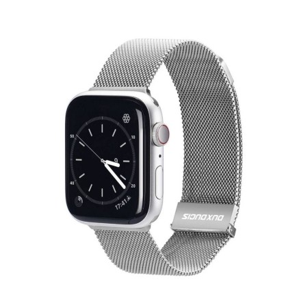 Curea Ceas Dux Ducis Milanese Magnetica din Otel Inoxidabil Apple Watch 38/40/41mm - Silver Curea Ceas Dux Ducis Milanese Magnetica din Otel Inoxidabil Apple Watch 38/40/41mm - Silver