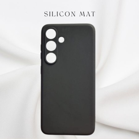 Husa Protectie Silicon Mat Samsung S24 - Negru Husa Protectie Silicon Mat Samsung S24 - Negru