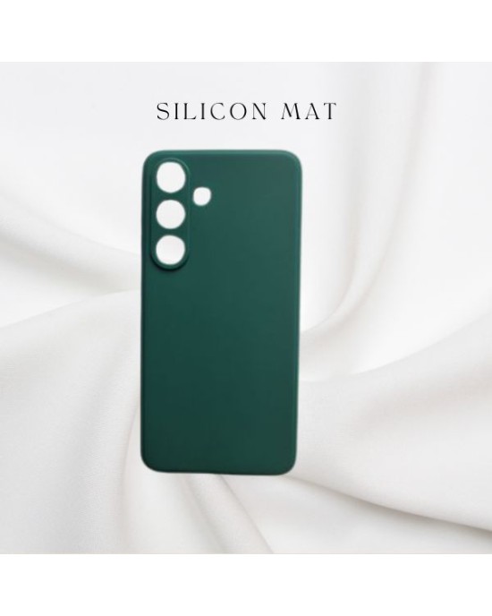 Husa Protectie Silicon Mat Samsung S24 Plus - Verde