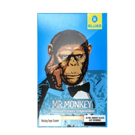 Folie Sticla 5D Mr. Monkey Samsung A53 5G - Negru (Strong Lite)