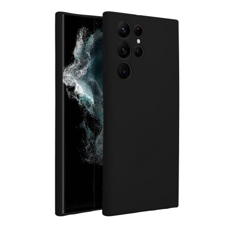 Husa Protectie Silicon Soft Samsung S22 Ultra - Negru