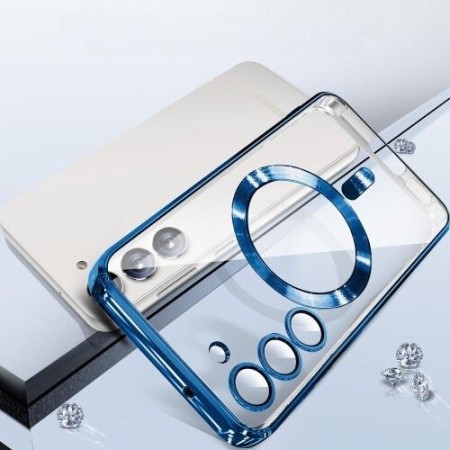 Husa Protectie Electro Mag Compatibila MagSafe pentru Samsung S24 -Albastru Husa Protectie Electro Mag Compatibila MagSafe pentru Samsung S24 -Albastru