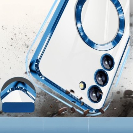 Husa Protectie Electro Mag Compatibila MagSafe pentru Samsung S24 Plus -Albastru Husa Protectie Electro Mag Compatibila MagSafe pentru Samsung S24 Plus -Albastru