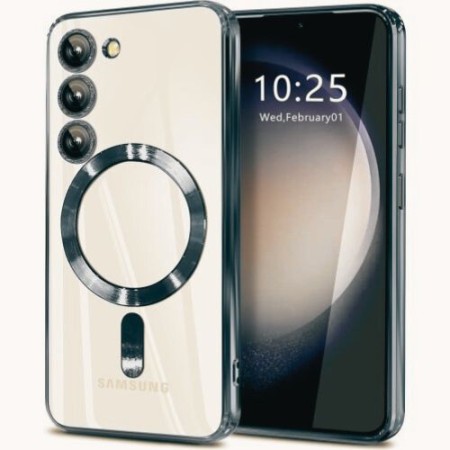 Husa Protectie Electro Mag Compatibila MagSafe pentru Samsung S24 Plus -Negru Husa Protectie Electro Mag Compatibila MagSafe pentru Samsung S24 Plus -Negru