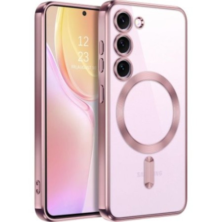 Husa Protectie Electro Mag Compatibila MagSafe pentru Samsung S24 Plus -Rose Gold Husa Protectie Electro Mag Compatibila MagSafe pentru Samsung S24 Plus -Rose Gold