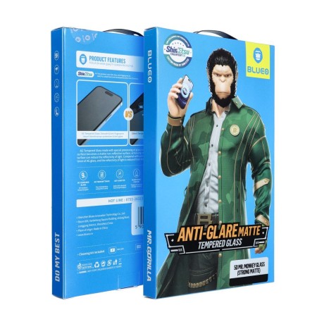 Folie Sticla 5D Mr. Monkey Mata pentru Iphone 15 Pro Max Folie Sticla 5D Mr. Monkey Mata pentru Iphone 15 Pro Max