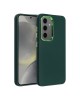 Husa Silicon Soft cu Rama Protectie Lentila Samsung S24 Plus- Verde