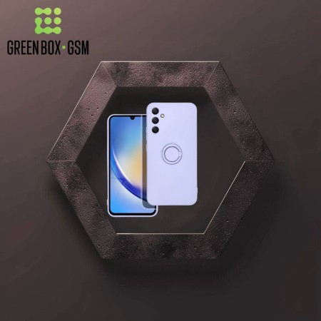 Husa Protectie cu Inel din Silicon pentru Samsung A34 - Mov Husa Protectie cu Inel din Silicon pentru Samsung A34 - Mov