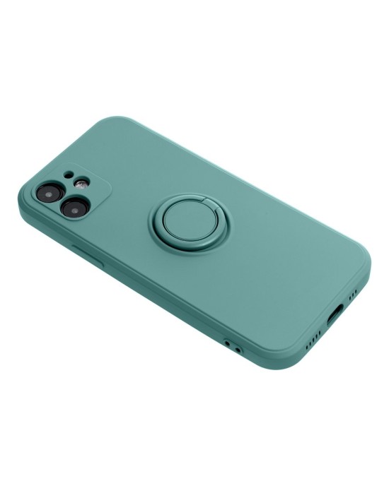 Husa Protectie cu Inel din Silicon pentru Samsung A34 - Verde