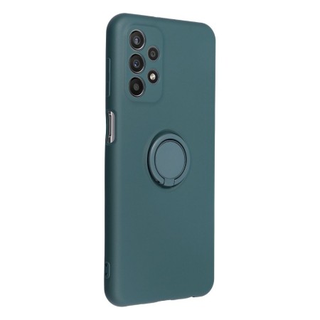 Husa Protectie cu Inel din Silicon pentru Samsung S24 Plus - Verde Husa Protectie cu Inel din Silicon pentru Samsung S24 Plus - Verde