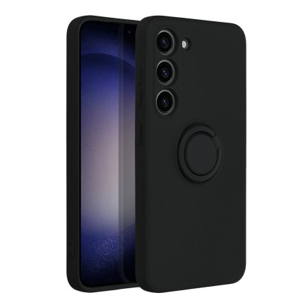 Husa Protectie cu Inel din Silicon pentru Samsung A34 - Negru Husa Protectie cu Inel din Silicon pentru Samsung A34 - Negru