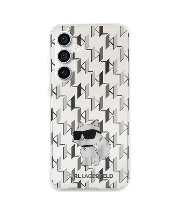 Husa Protectie Originala Karl Lagerfeld Monogram Transparenta Samsung S23 Fe