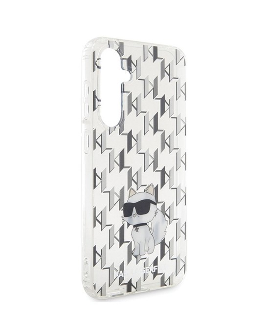 Husa Protectie Originala Karl Lagerfeld Monogram Transparenta Samsung S23 Fe