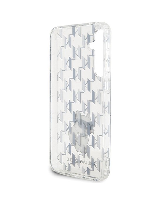 Husa Protectie Originala Karl Lagerfeld Monogram Transparenta Samsung S23 Fe