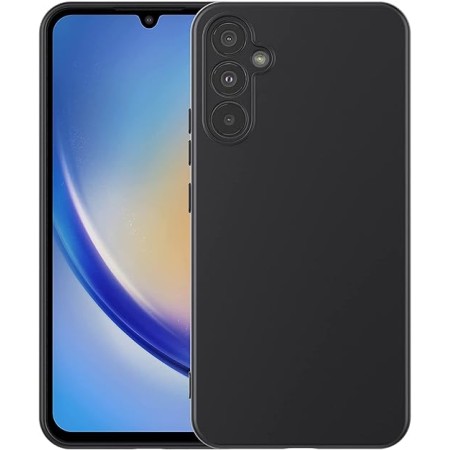 Husa Protectie Silicon Mat Samsung A34 5G -Negru Husa Protectie Silicon Mat Samsung A34 5G -Negru