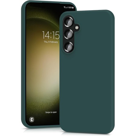 Husa Protectie Silicon Mat Samsung S23 -Verde Husa Protectie Silicon Mat Samsung S23 -Verde