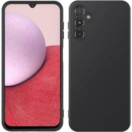 Husa Protectie Silicon Mat Samsung A14 5G/ A14 4G -Negru Husa Protectie Silicon Mat Samsung A14 5G/ A14 4G -Negru