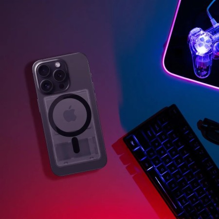 Portofel Magnetic Pentru Carduri Compatibil cu Magsafe Negru Portofel Magnetic Pentru Carduri Compatibil cu Magsafe Negru