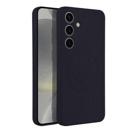 Husa Protectie Soc Silcon Mat Comaptibila MagSafe Samsung S24 Ultra -Negru Husa Protectie Soc Silcon Mat Comaptibila MagSafe Samsung S24 Ultra -Negru