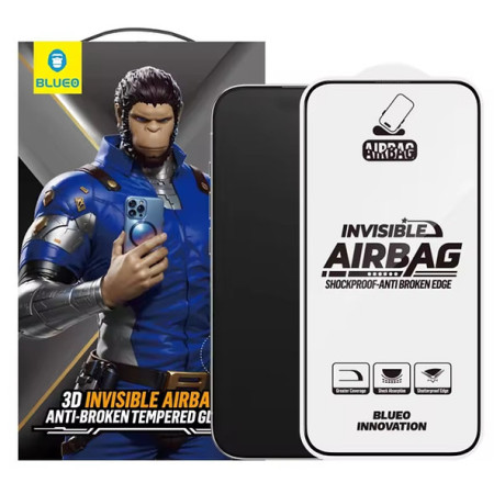 Folie Sticla Blueo Iphone 15 Pro Premium Invisible Airbag Anti-Broken Folie Sticla Blueo Iphone 15 Pro Premium Invisible Airbag Anti-Broken