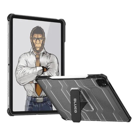 Husa Blueo Resistance iPad Pro 4/5/6 12.9' si iPad Air 6 13' - Protectie Militara, Anti-Soc -Neagra Husa Blueo Resistance iPad Pro 4/5/6 12.9' si iPad Air 6 13' - Protectie Militara, Anti-Soc -Neagra