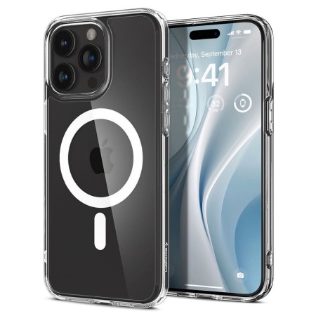 Husa Spigen Ultra Hybrid Compatiblila MagSafe pentru Iphone 15 Pro  Husa Spigen Ultra Hybrid Compatiblila MagSafe pentru Iphone 15 Pro