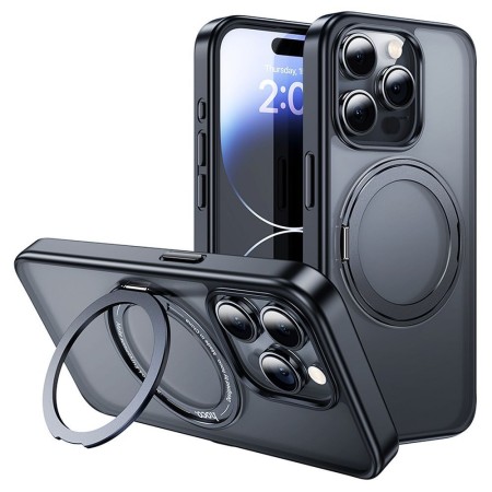 Husa Hoco AS1 pentru Iphone 15 compatibila MagSafe cu inel rotativ Husa Hoco AS1 pentru Iphone 15 compatibila MagSafe cu inel rotativ