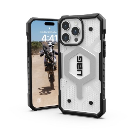 Husa UAG Pathfinder Compatibila Magsafe Iphone 15 Pro Max Ice Husa UAG Pathfinder Compatibila Magsafe Iphone 15 Pro Max Ice