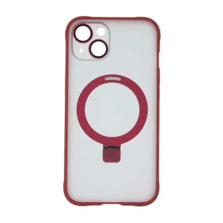 Husa Max Ring Iphone 15 Pro Max - Rosu Soft Husa Max Ring Iphone 15 Pro Max - Rosu Soft