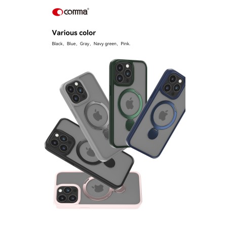 Husa Comma Joy Shark MagSafe pentru Iphone 15 Pro Max - Gri Husa Comma Joy Shark MagSafe pentru Iphone 15 Pro Max - Gri