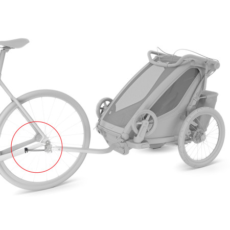 Thule Axle Mount ezHitch plate - placa montaj osie Thule Axle Mount ezHitch plate - placa montaj osie