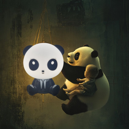 Lampa De Veghe Led Ecologica 3W Urs Panda  Lampa De Veghe Led Ecologica 3W Urs Panda