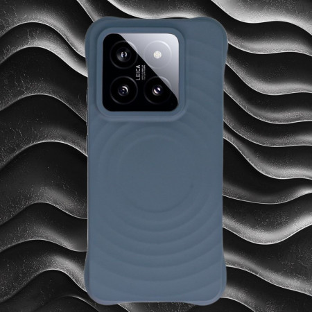 Husa Armor Wave MagSafe Xiaomi 14 -Gri Albastrui Husa Armor Wave MagSafe Xiaomi 14 -Gri Albastrui