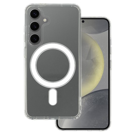 Husa Protectie Robusta MagSafe Transparenta Acril si TPU Samsung S24 Plus Husa Protectie Robusta MagSafe Transparenta Acril si TPU Samsung S24 Plus