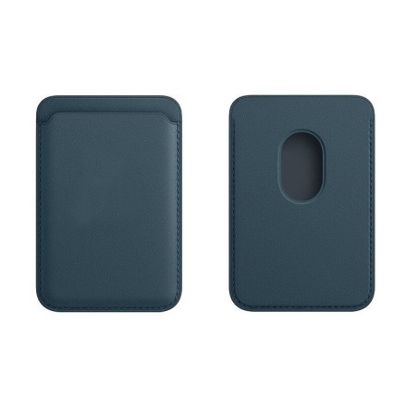 Portofel Magnetic MagPocket din Piele Ecologica pentru Iphone -Albastru