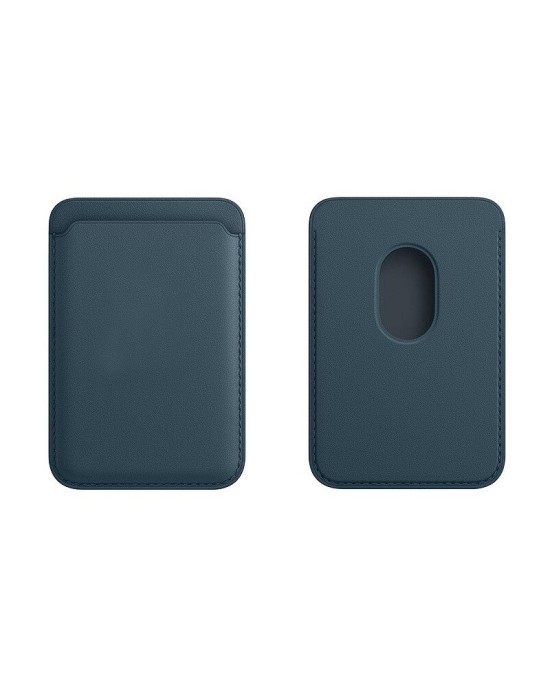 Portofel Magnetic MagPocket din Piele Ecologica pentru Iphone -Albastru