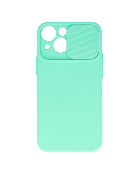 Husa Protectie Camera Silicon Soft Pentru Samsung S23 FE - Verde Menta