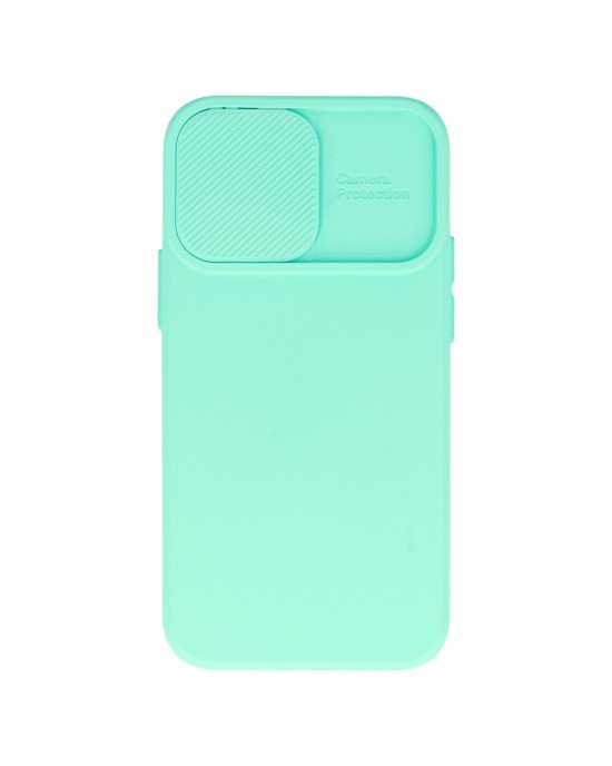 Husa Protectie Camera Silicon Soft Pentru Samsung S23 FE - Verde Menta