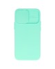 Husa Protectie Camera Silicon Soft Pentru Samsung S23 FE - Verde Menta