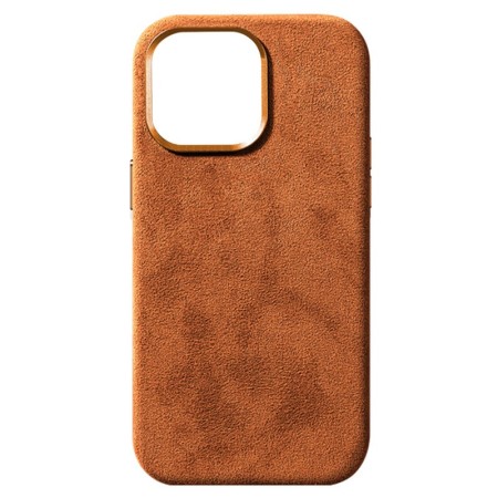 Husa Clasica MagSafe Iphone 13 -Alcantara - Maro Husa Clasica MagSafe Iphone 13 -Alcantara - Maro