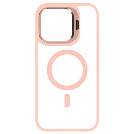 Husa Protectie Impact MagSafe cu Inel-Stand Iphone 15 Compatibil -Roz Deschis Husa Protectie Impact MagSafe cu Inel-Stand Iphone 15 Compatibil -Roz Deschis