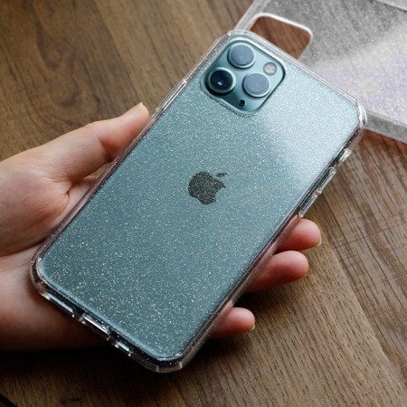 Husa Protectie Transparenta cu Sclipici pentru Samsung s24 -Silver Husa Protectie Transparenta cu Sclipici pentru Samsung s24 -Silver