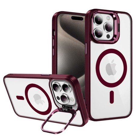 Husa Protectie Impact MagSafe cu Inel-Stand Iphone 13 Pro Compatibil -Burgundy Husa Protectie Impact MagSafe cu Inel-Stand Iphone 13 Pro Compatibil -Burgundy