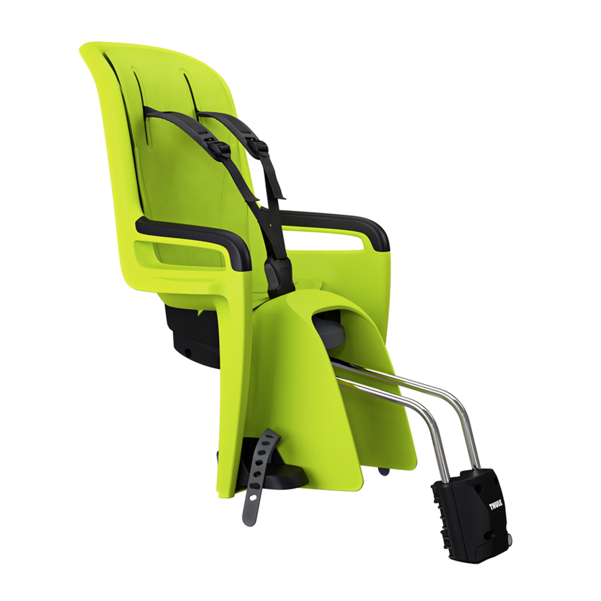 Scaun pentru copii, Thule RideAlong2 Zen Lime Green, cu montare pe bicicleta in spate