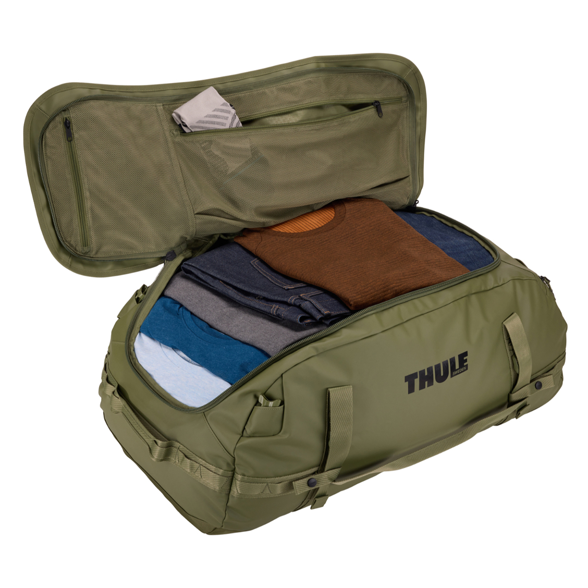 Geanta voiaj duffel, Thule, Chasm, 90L, Olivine - 2 | YEO