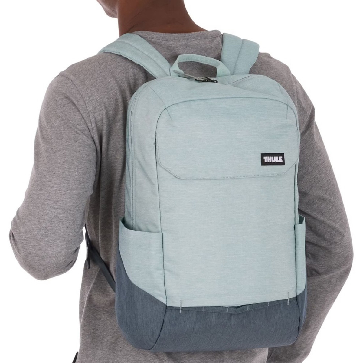 Rucsac urban cu compartiment laptop, Thule, Lithos, 20L, Albastru deschis - 3 | YEO