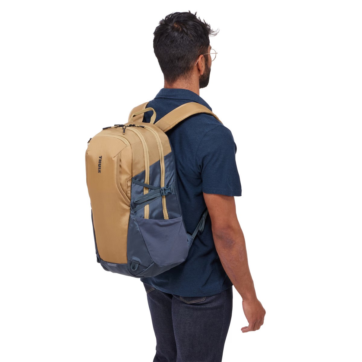 Rucsac urban cu compartiment laptop, Thule, EnRoute, 23L, Fennel Tan/Dark Slate - 2 | YEO