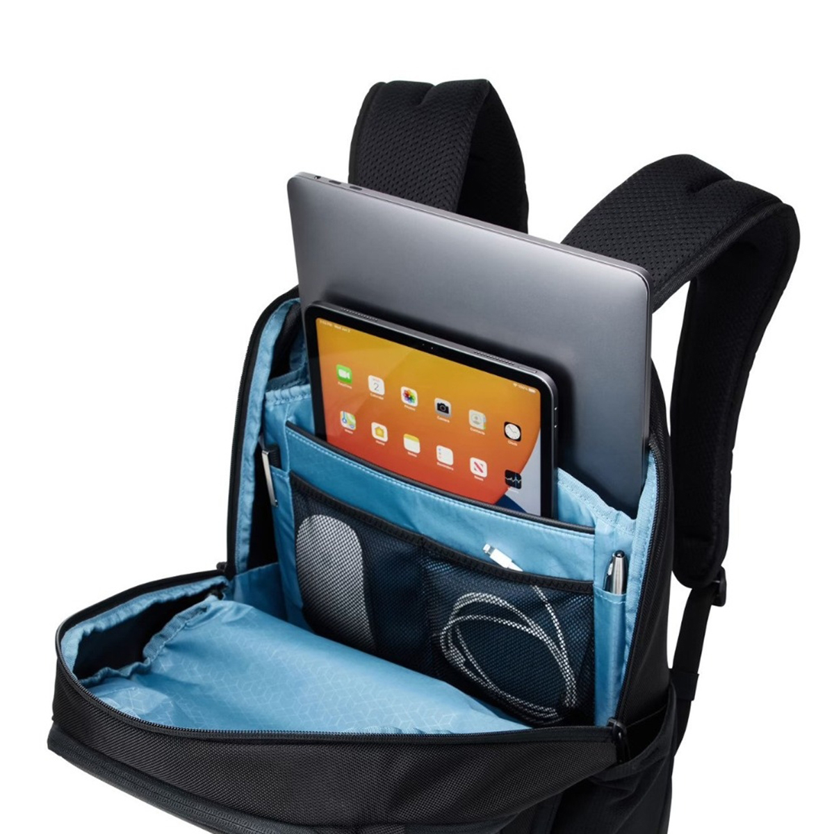 Rucsac urban cu compartiment laptop, Thule, Accent, 23L, Negru - 3 | YEO