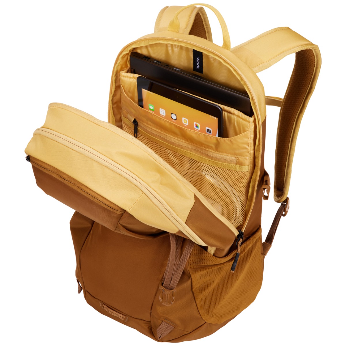 Rucsac urban cu compartiment laptop, Thule, EnRoute, 23L, Ochre/Golden - 2 | YEO